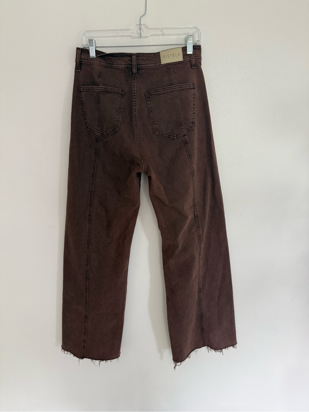 pistola Brown High-Rise Wide-Leg Jeans - Picture 5 of 8